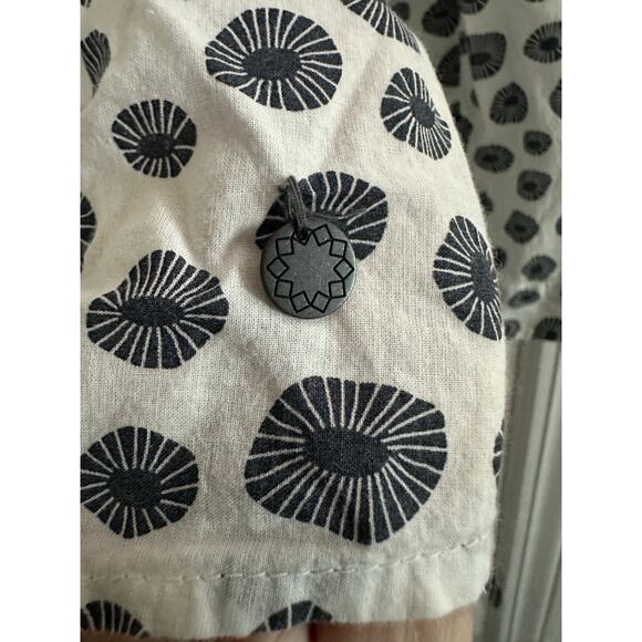 NUMPH Anthropologie Abstract Print Button Down Shirt Blouse - Sz 38 (M) - Picture 4 of 8